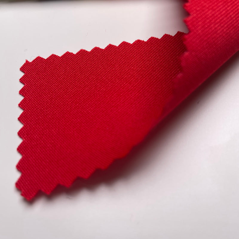Tecido Sarja Poliester 225g Vermelho Texland