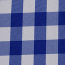 Tecido minimate barato poliester para Toalha mesa xadrez Azul