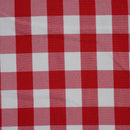 Tecido minimate barato poliester para Toalha mesa xadrez vermelho