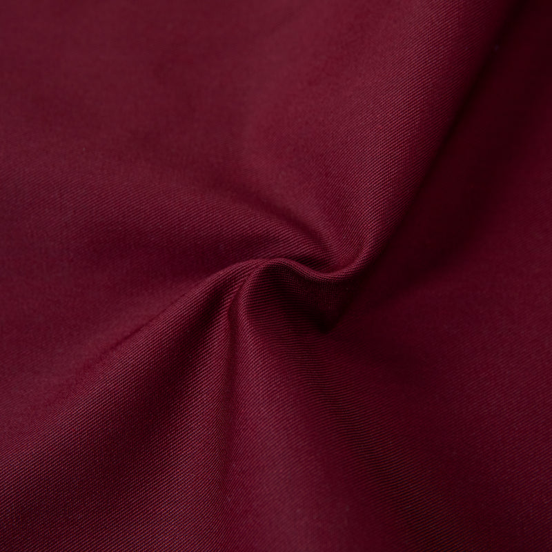 Polyester en katoen twill 200 g/m2 | Rode Bordeaux