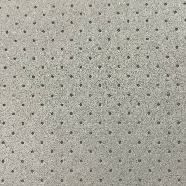 Tela Alcantara con espuma perforada - perla