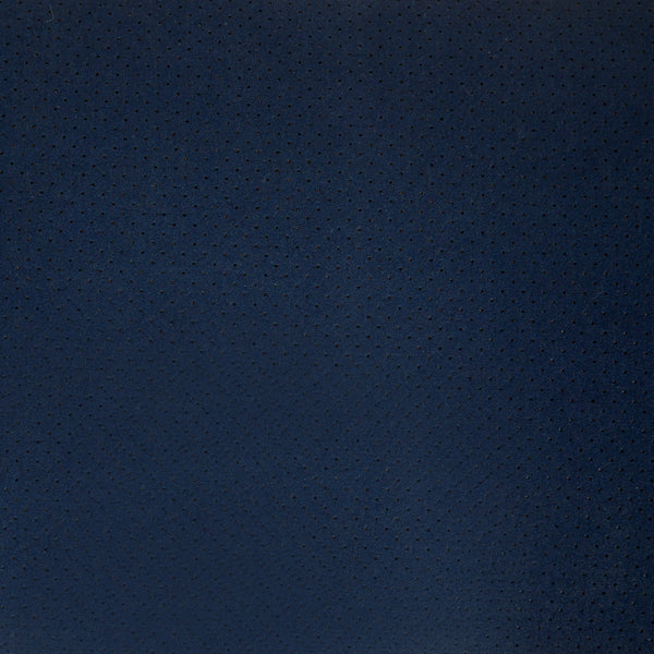 Tissu alcantara perforé - bleu marine