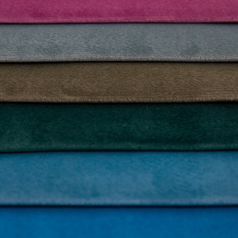 Velvet stof tot lijn en ontzetting - minuten - blauwe pastel