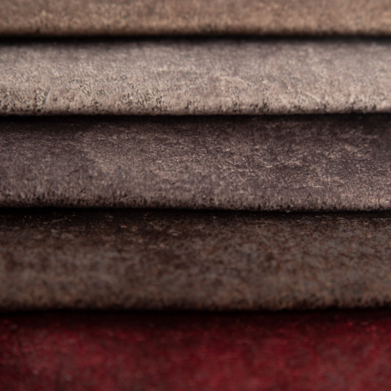 Fluweelachtige stof voor bekleding - olpo | Oude bruin